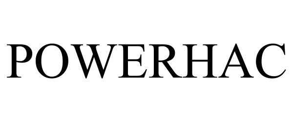 Trademark Logo POWERHAC