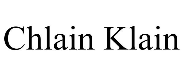 Trademark Logo CHLAIN KLAIN