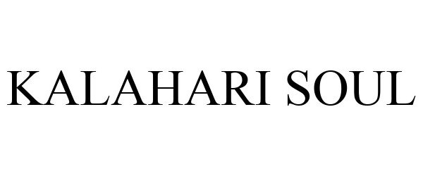 Trademark Logo KALAHARI SOUL