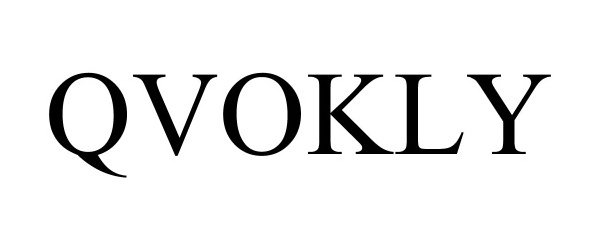 Trademark Logo QVOKLY