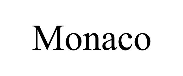 Trademark Logo MONACO