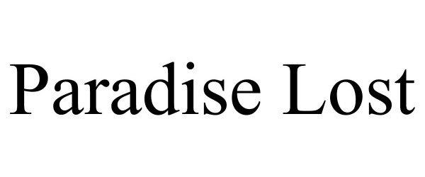 Trademark Logo PARADISE LOST