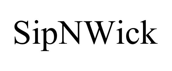 Trademark Logo SIPNWICK