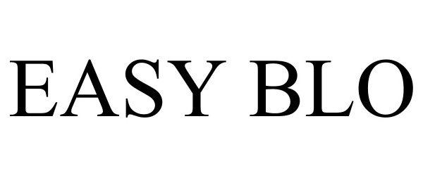 Trademark Logo EASY BLO