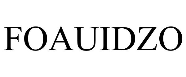 Trademark Logo FOAUIDZO