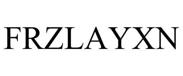 Trademark Logo FRZLAYXN