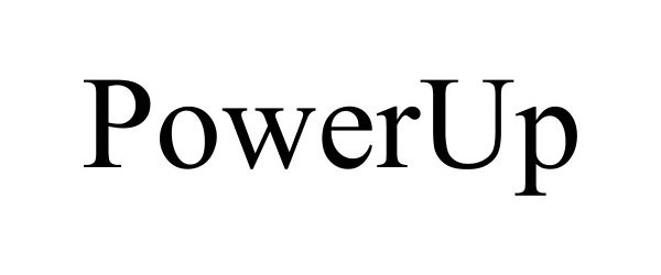 Trademark Logo POWERUP