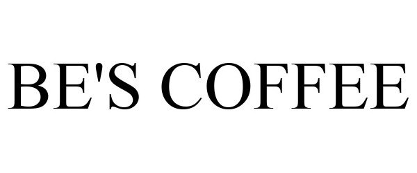Trademark Logo BE'S COFFEE