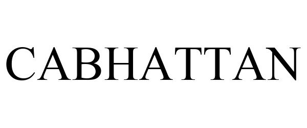 Trademark Logo CABHATTAN