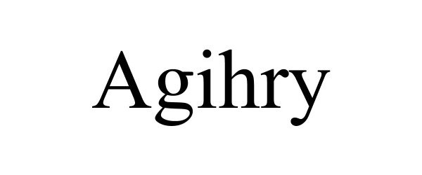  AGIHRY