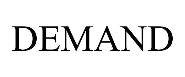Trademark Logo DEMAND