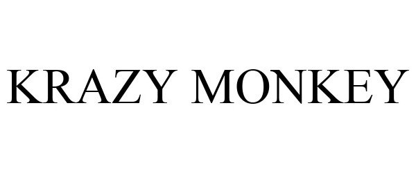 Trademark Logo KRAZY MONKEY