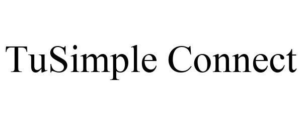  TUSIMPLE CONNECT