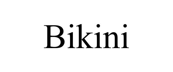 Trademark Logo BIKINI