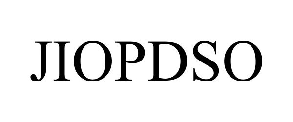 Trademark Logo JIOPDSO