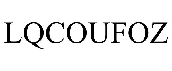 Trademark Logo LQCOUFOZ