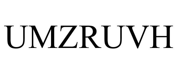 Trademark Logo UMZRUVH