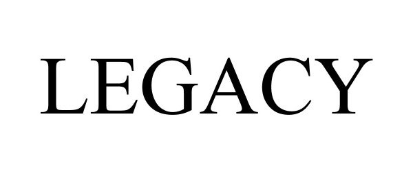 Trademark Logo LEGACY