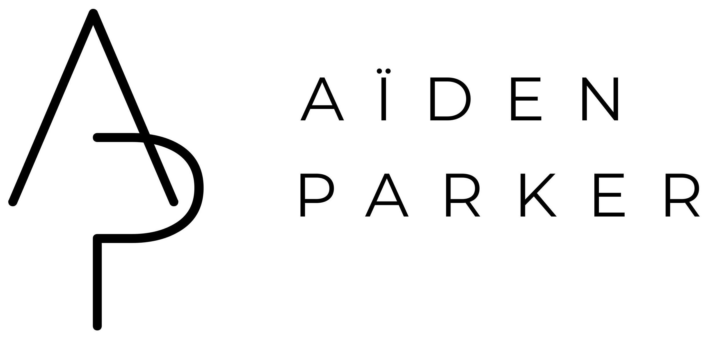  AIDEN PARKER WITH A CUSTOM LOGO WITH THE LETTERS A AND P