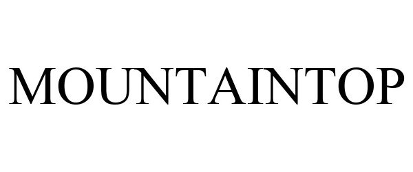 Trademark Logo MOUNTAINTOP