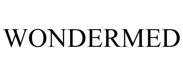 Trademark Logo WONDERMED