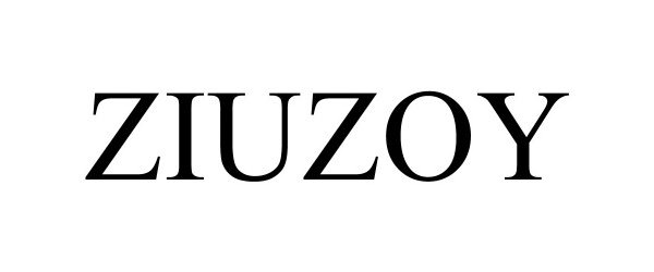 Trademark Logo ZIUZOY