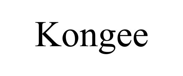 Trademark Logo KONGEE