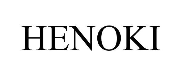 Trademark Logo HENOKI