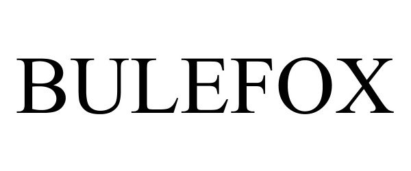Trademark Logo BULEFOX