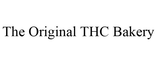 Trademark Logo THE ORIGINAL THC BAKERY