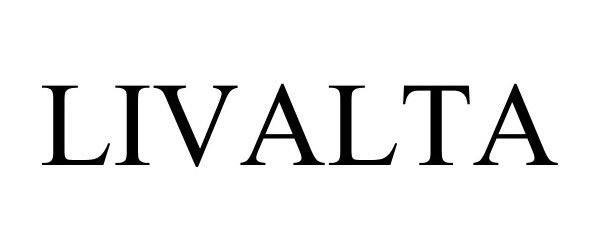 Trademark Logo LIVALTA