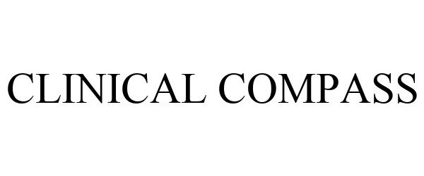 Trademark Logo CLINICAL COMPASS