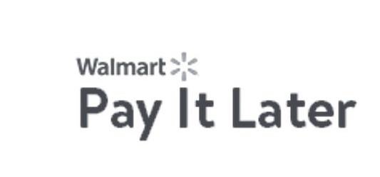  THE MARK CONSISTS OF THE WORD WALMART FOLLOWED BY A DESIGN OF SIX RAYS SYMMETRICALLY CENTERED AROUND A CIRCLE TO RESEMBLE A SPARK, WHICH ARE POSITIONED ABOVE THE WORDS PAY IT LATER