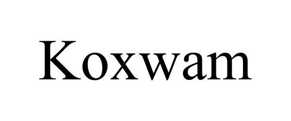 Trademark Logo KOXWAM