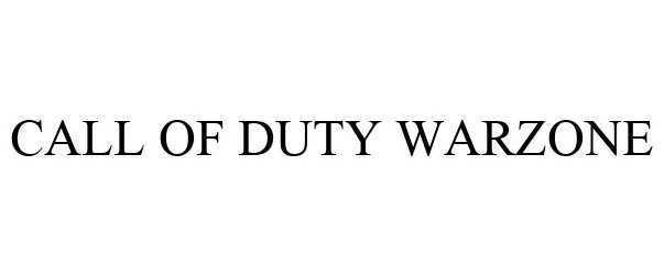 Trademark Logo CALL OF DUTY WARZONE