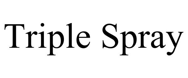 Trademark Logo TRIPLE SPRAY