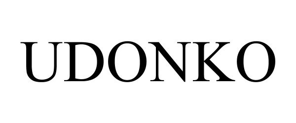 Trademark Logo UDONKO