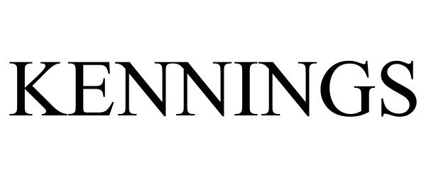 Trademark Logo KENNINGS