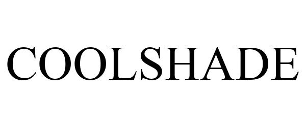 Trademark Logo COOLSHADE