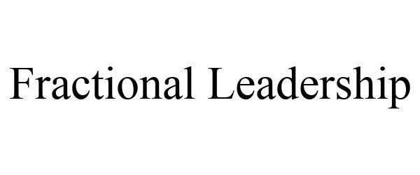 Trademark Logo FRACTIONAL LEADERSHIP