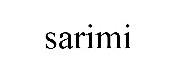 Trademark Logo SARIMI