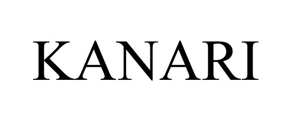 Trademark Logo KANARI