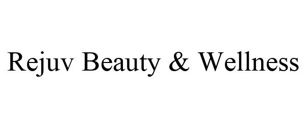 Trademark Logo REJUV BEAUTY & WELLNESS