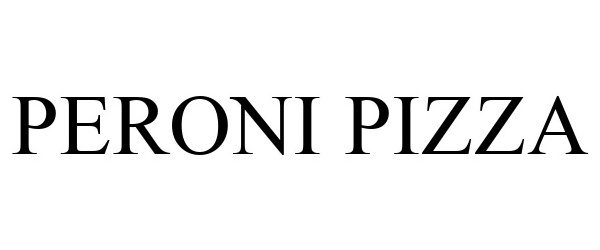 Trademark Logo PERONI PIZZA