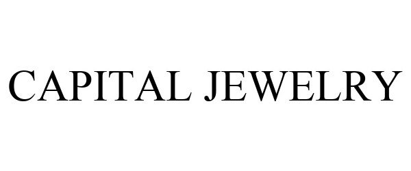 Trademark Logo CAPITAL JEWELRY