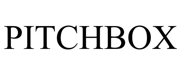 Trademark Logo PITCHBOX
