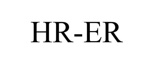Trademark Logo HR-ER