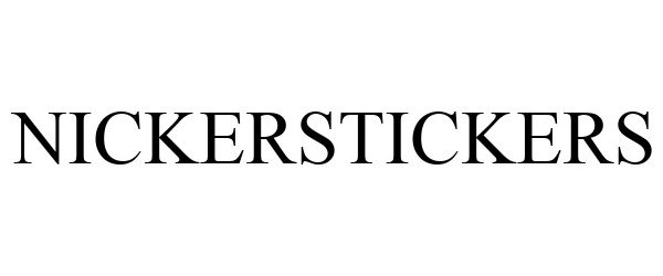 Trademark Logo NICKERSTICKERS