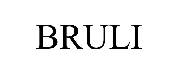 Trademark Logo BRULI