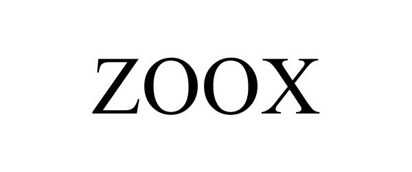 Trademark Logo ZOOX